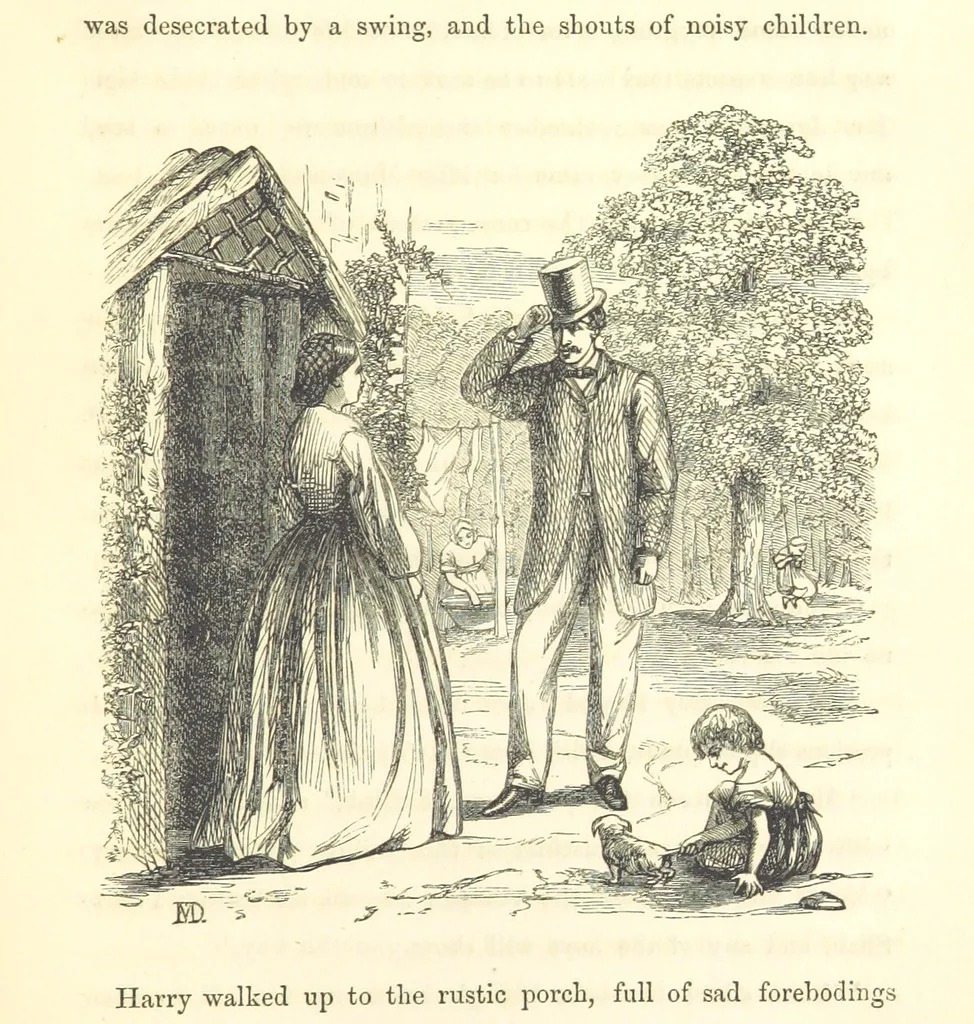 An illustration from The Fife and Drum; or, would be a soldier, 1863, leaf 181