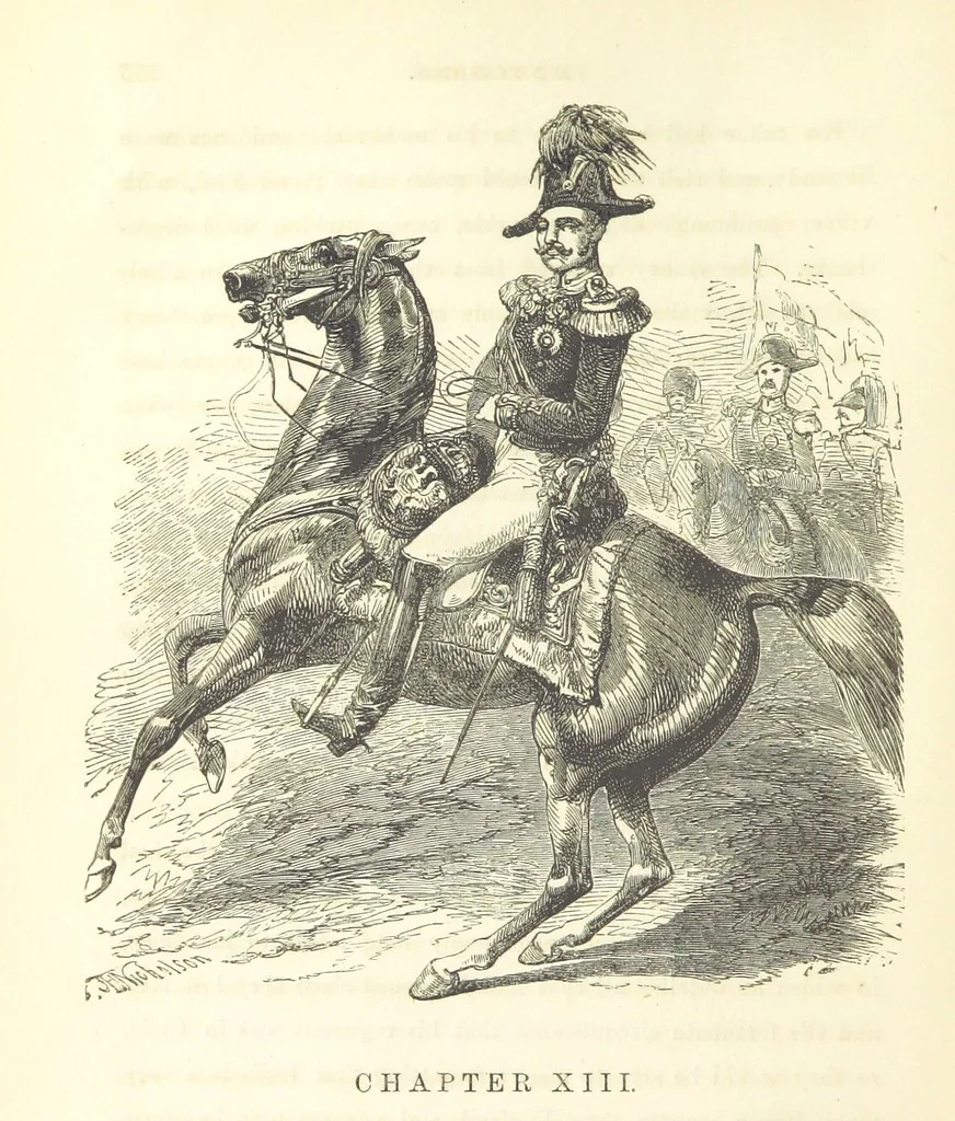 An illustration from The Fife and Drum; or, would be a soldier, 1863, leaf 186