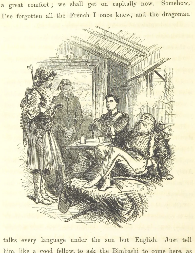 An illustration from The Fife and Drum; or, would be a soldier, 1863, leaf 192