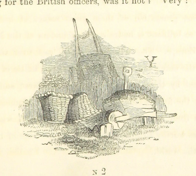 An illustration from The Fife and Drum; or, would be a soldier, 1863, leaf 199