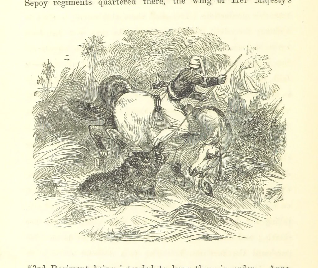 An illustration from The Fife and Drum; or, would be a soldier, 1863, leaf 248