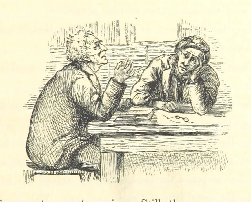 An illustration from The Fife and Drum; or, would be a soldier, 1863, leaf 69