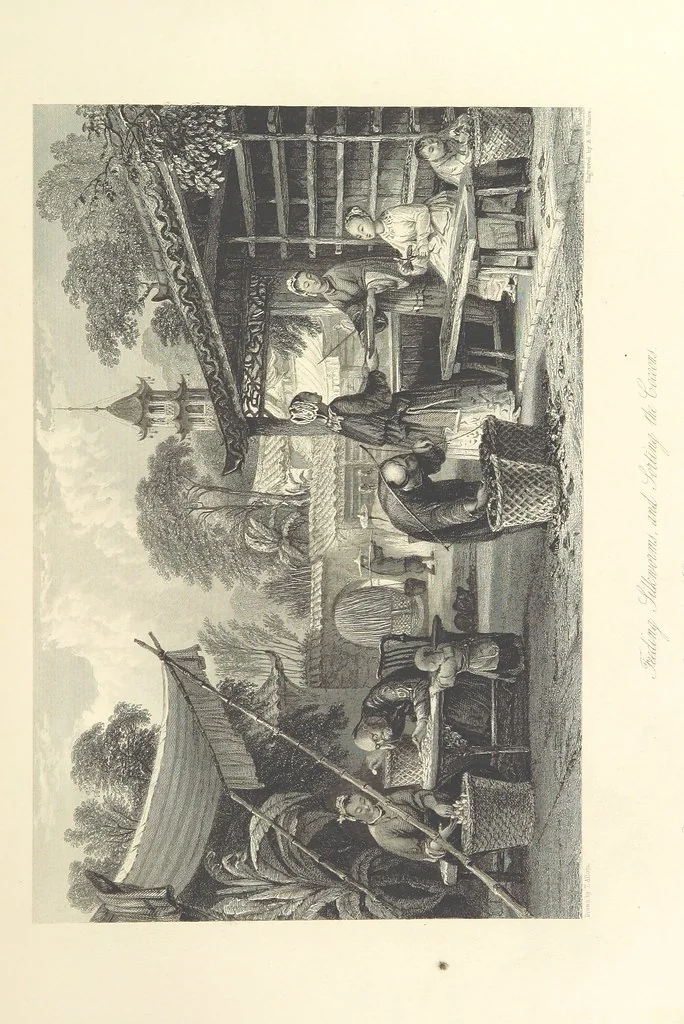 An illustration from China: in a series of views, displaying the scenery, architecture and social habits of that ancient empire. Drawn ... by T. Allom. With historical and descriptive notices by the Rev. G. N. Wright, 1858, leaf 107
