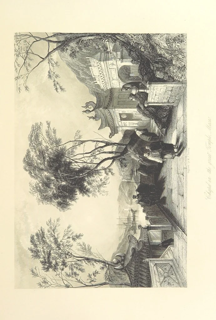An illustration from China: in a series of views, displaying the scenery, architecture and social habits of that ancient empire. Drawn ... by T. Allom. With historical and descriptive notices by the Rev. G. N. Wright, 1858, leaf 127
