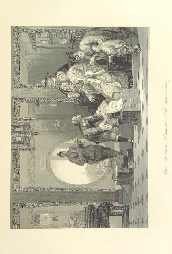 An illustration from China: in a series of views, displaying the scenery, architecture and social habits of that ancient empire. Drawn ... by T. Allom. With historical and descriptive notices by the Rev. G. N. Wright, 1858, leaf 135