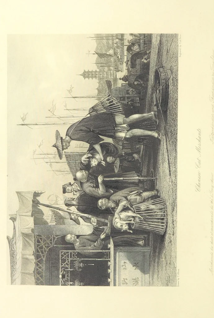 An illustration from China: in a series of views, displaying the scenery, architecture and social habits of that ancient empire. Drawn ... by T. Allom. With historical and descriptive notices by the Rev. G. N. Wright, 1858, leaf 140