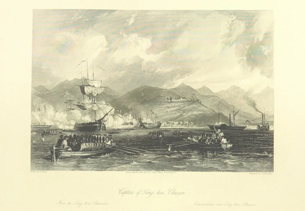 An illustration from China: in a series of views, displaying the scenery, architecture and social habits of that ancient empire. Drawn ... by T. Allom. With historical and descriptive notices by the Rev. G. N. Wright, 1858, leaf 168
