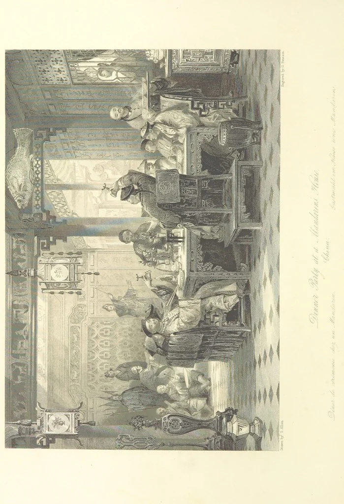 An illustration from China: in a series of views, displaying the scenery, architecture and social habits of that ancient empire. Drawn ... by T. Allom. With historical and descriptive notices by the Rev. G. N. Wright, 1858, leaf 172