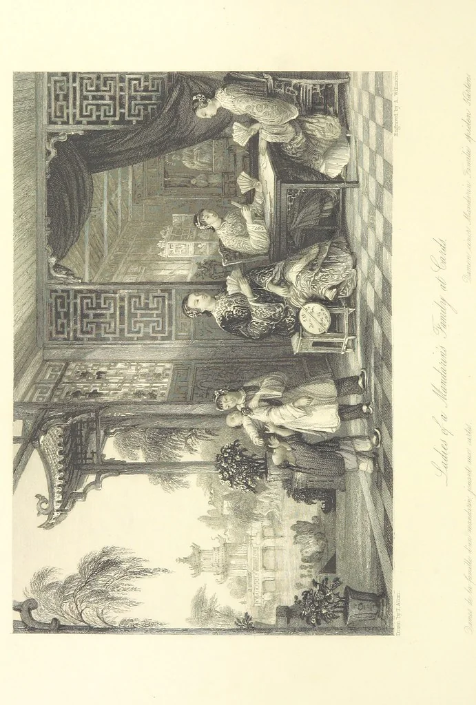 An illustration from China: in a series of views, displaying the scenery, architecture and social habits of that ancient empire. Drawn ... by T. Allom. With historical and descriptive notices by the Rev. G. N. Wright, 1858, leaf 202