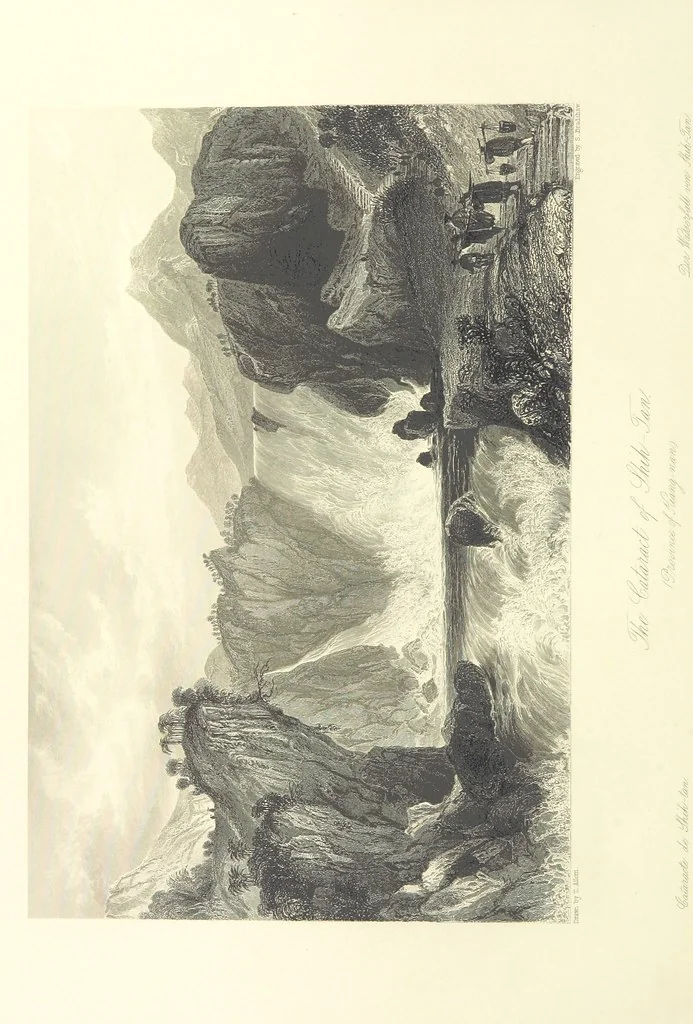 An illustration from China: in a series of views, displaying the scenery, architecture and social habits of that ancient empire. Drawn ... by T. Allom. With historical and descriptive notices by the Rev. G. N. Wright, 1858, leaf 264