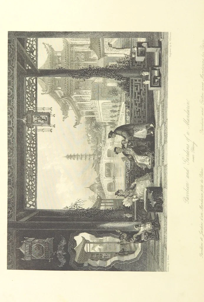 An illustration from China: in a series of views, displaying the scenery, architecture and social habits of that ancient empire. Drawn ... by T. Allom. With historical and descriptive notices by the Rev. G. N. Wright, 1858, leaf 320