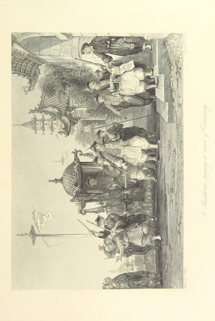 An illustration from China: in a series of views, displaying the scenery, architecture and social habits of that ancient empire. Drawn ... by T. Allom. With historical and descriptive notices by the Rev. G. N. Wright, 1858, leaf 331