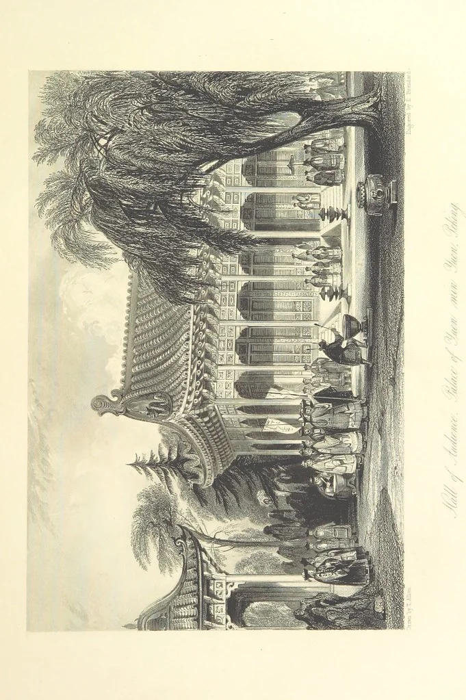 An illustration from China: in a series of views, displaying the scenery, architecture and social habits of that ancient empire. Drawn ... by T. Allom. With historical and descriptive notices by the Rev. G. N. Wright, 1858, leaf 35