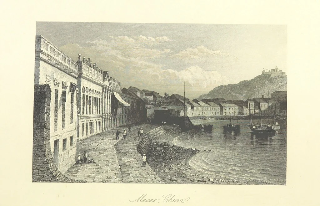 An illustration from China: in a series of views, displaying the scenery, architecture and social habits of that ancient empire. Drawn ... by T. Allom. With historical and descriptive notices by the Rev. G. N. Wright, 1858, leaf 350