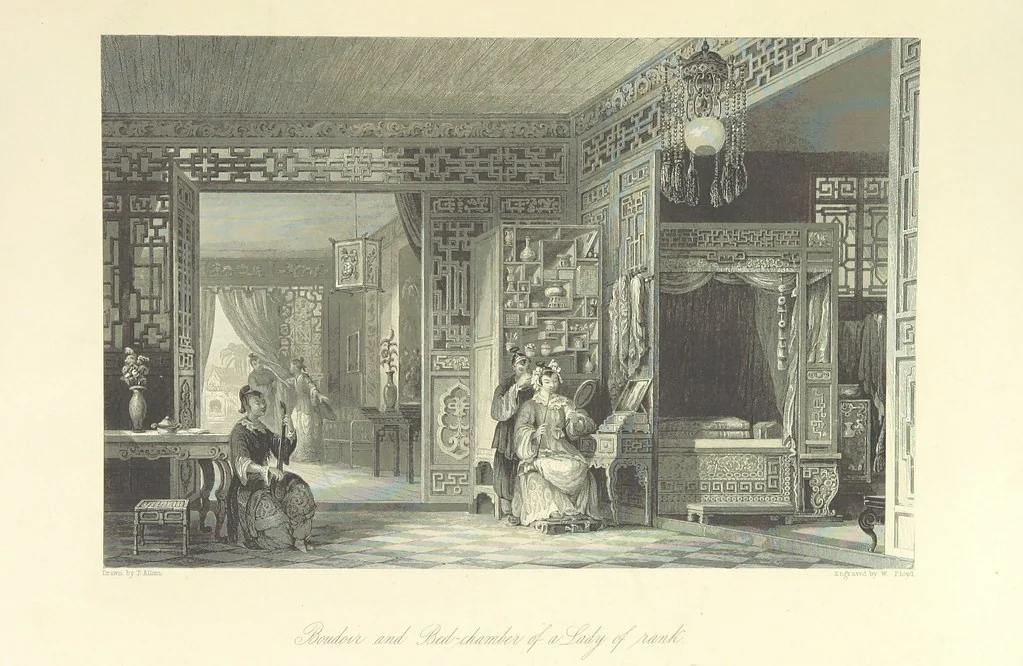 An illustration from China: in a series of views, displaying the scenery, architecture and social habits of that ancient empire. Drawn ... by T. Allom. With historical and descriptive notices by the Rev. G. N. Wright, 1858, leaf 361