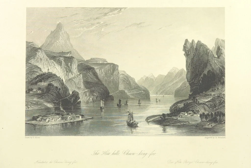 An illustration from China: in a series of views, displaying the scenery, architecture and social habits of that ancient empire. Drawn ... by T. Allom. With historical and descriptive notices by the Rev. G. N. Wright, 1858, leaf 370