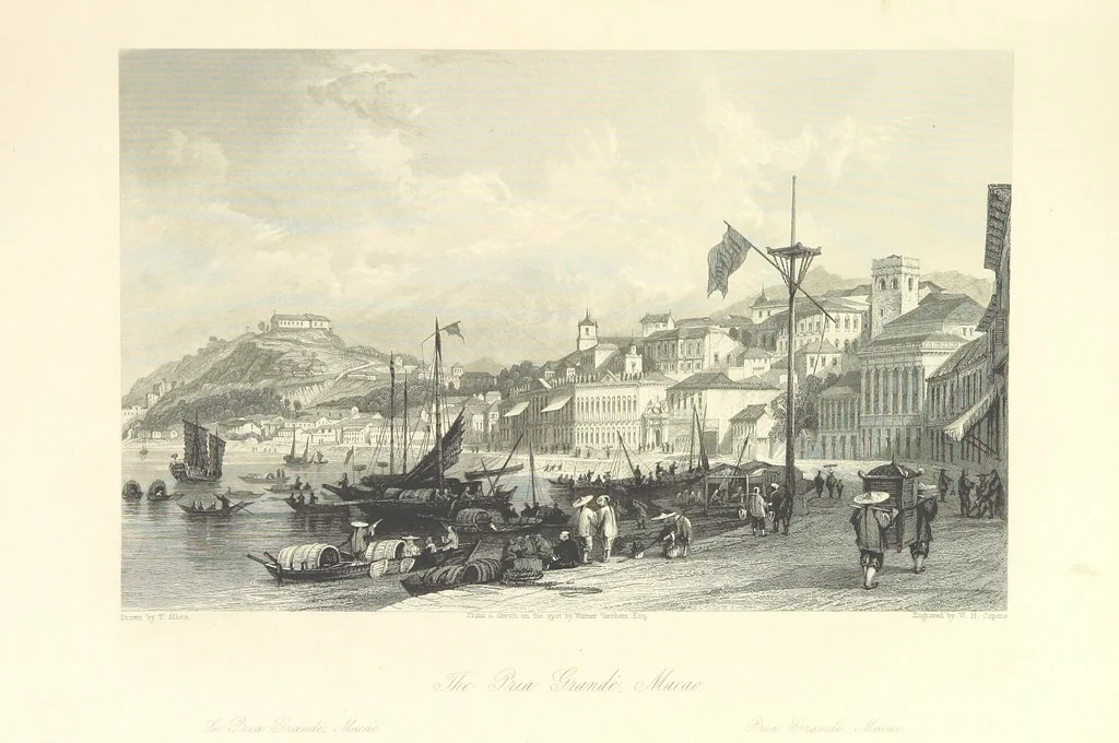 An illustration from China: in a series of views, displaying the scenery, architecture and social habits of that ancient empire. Drawn ... by T. Allom. With historical and descriptive notices by the Rev. G. N. Wright, 1858, leaf 397