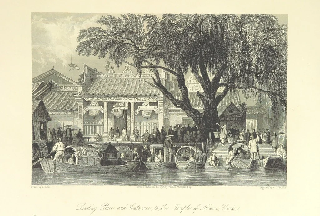 An illustration from China: in a series of views, displaying the scenery, architecture and social habits of that ancient empire. Drawn ... by T. Allom. With historical and descriptive notices by the Rev. G. N. Wright, 1858, leaf 43