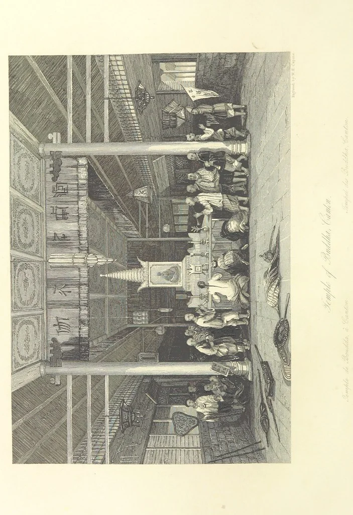 An illustration from China: in a series of views, displaying the scenery, architecture and social habits of that ancient empire. Drawn ... by T. Allom. With historical and descriptive notices by the Rev. G. N. Wright, 1858, leaf 74