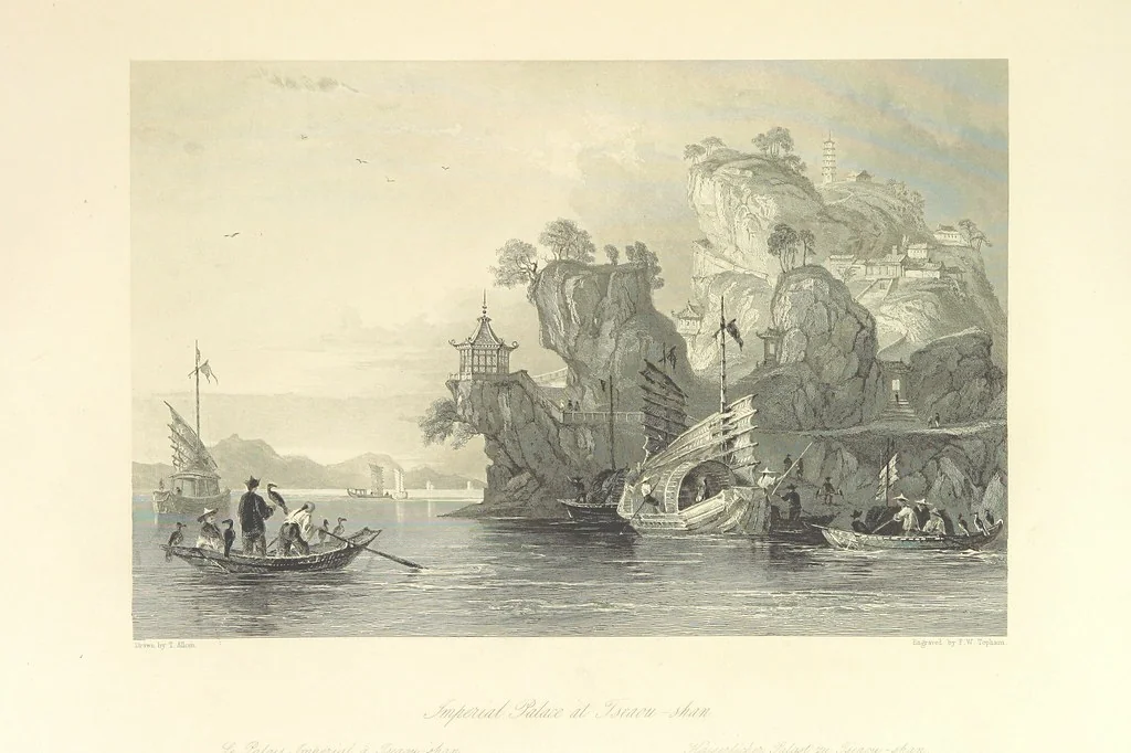 An illustration from China: in a series of views, displaying the scenery, architecture and social habits of that ancient empire. Drawn ... by T. Allom. With historical and descriptive notices by the Rev. G. N. Wright, 1858, leaf 81