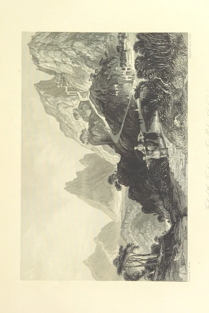 An illustration from China: in a series of views, displaying the scenery, architecture and social habits of that ancient empire. Drawn ... by T. Allom. With historical and descriptive notices by the Rev. G. N. Wright, 1858, leaf 145