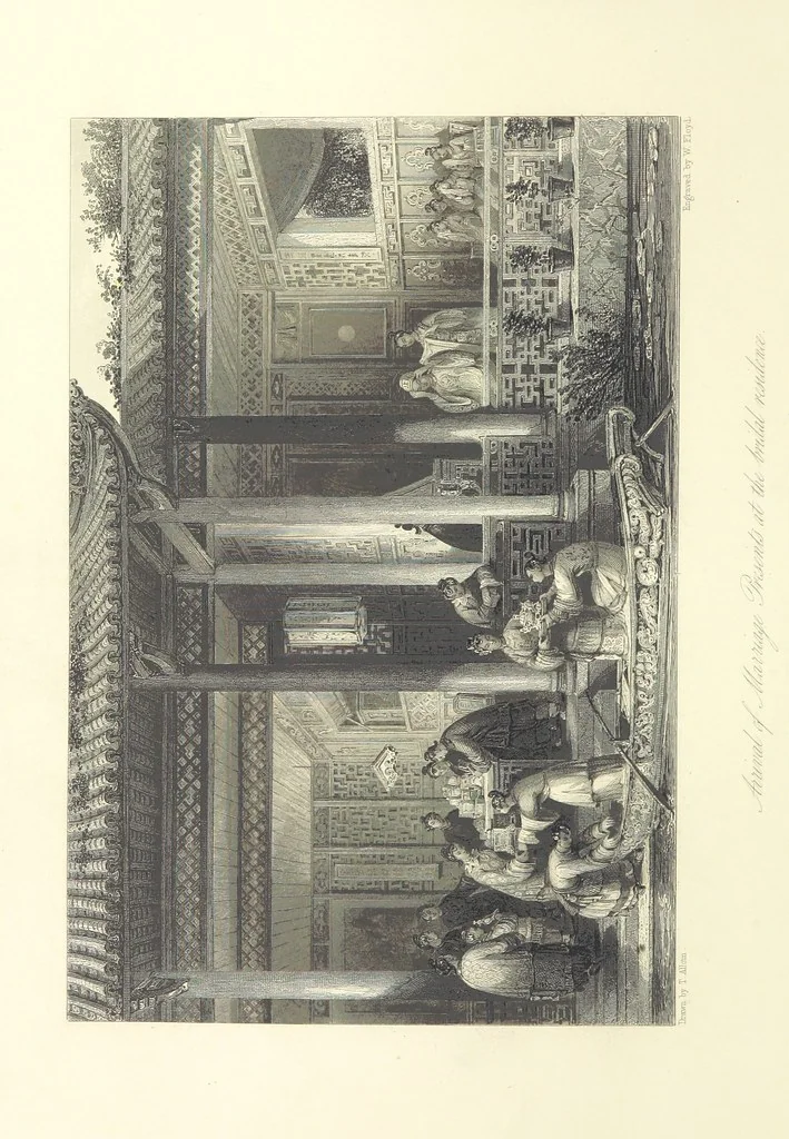 An illustration from China: in a series of views, displaying the scenery, architecture and social habits of that ancient empire. Drawn ... by T. Allom. With historical and descriptive notices by the Rev. G. N. Wright, 1858, leaf 172