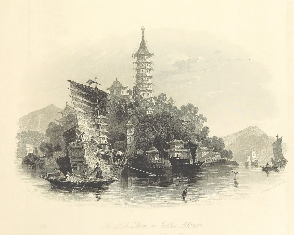 An illustration from China: in a series of views, displaying the scenery, architecture and social habits of that ancient empire. Drawn ... by T. Allom. With historical and descriptive notices by the Rev. G. N. Wright, 1858, leaf 237