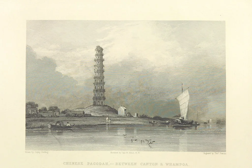 An illustration from China: in a series of views, displaying the scenery, architecture and social habits of that ancient empire. Drawn ... by T. Allom. With historical and descriptive notices by the Rev. G. N. Wright, 1858, leaf 288