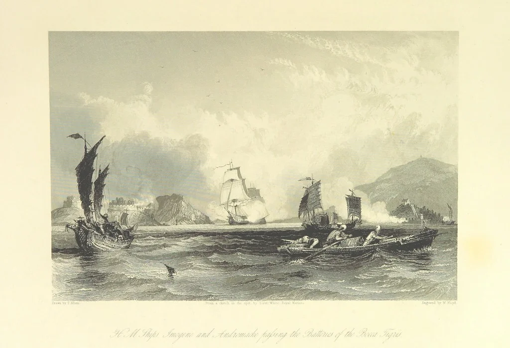 An illustration from China: in a series of views, displaying the scenery, architecture and social habits of that ancient empire. Drawn ... by T. Allom. With historical and descriptive notices by the Rev. G. N. Wright, 1858, leaf 321