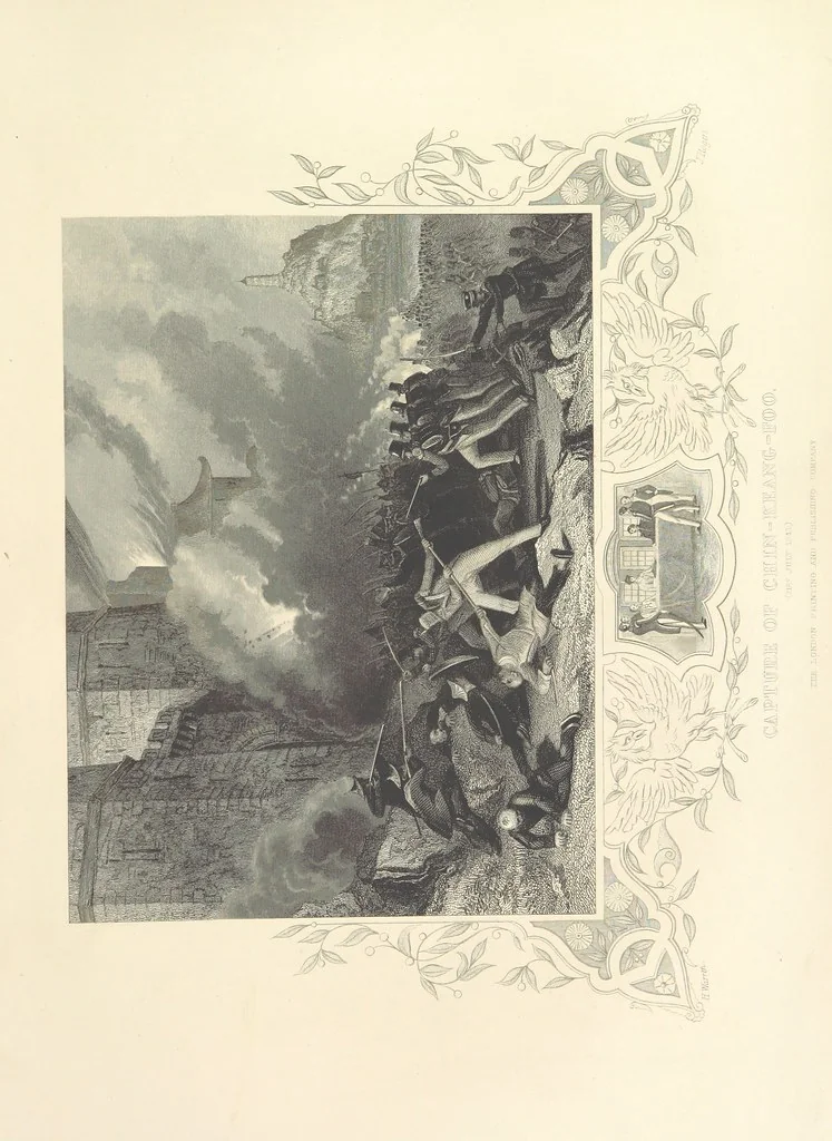 An illustration from China: in a series of views, displaying the scenery, architecture and social habits of that ancient empire. Drawn ... by T. Allom. With historical and descriptive notices by the Rev. G. N. Wright, 1858, leaf 327