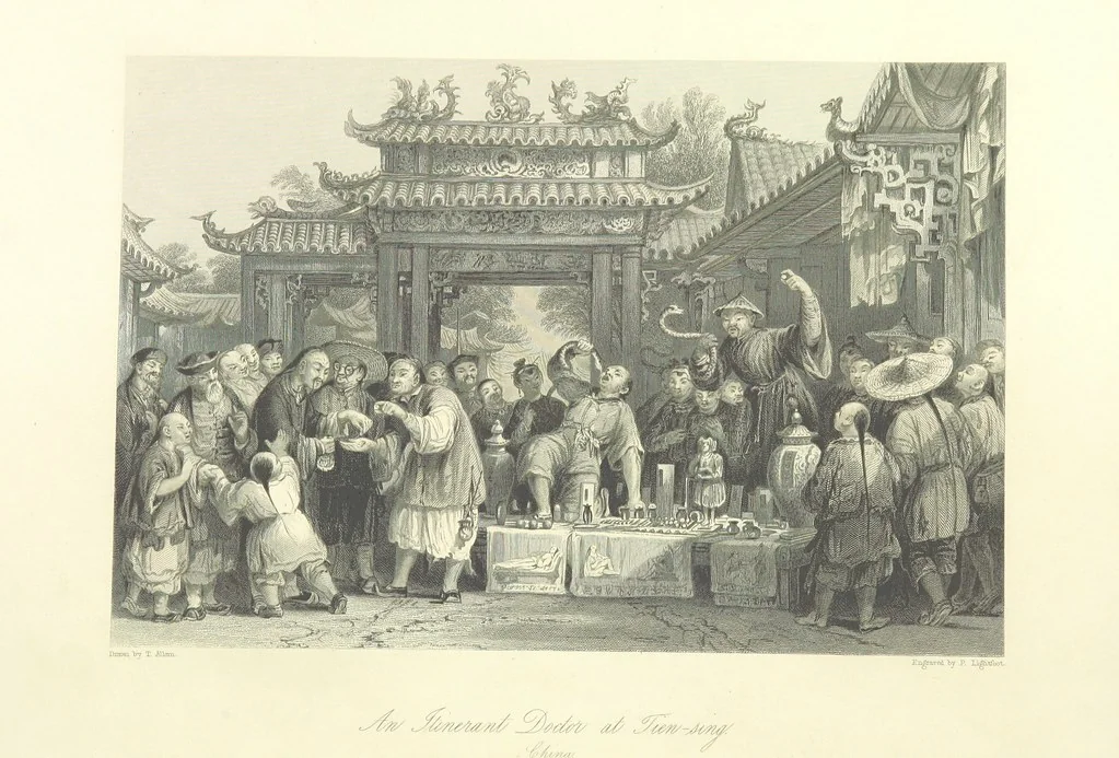 An illustration from China: in a series of views, displaying the scenery, architecture and social habits of that ancient empire. Drawn ... by T. Allom. With historical and descriptive notices by the Rev. G. N. Wright, 1858, leaf 52