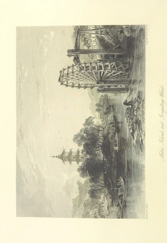 An illustration from China: in a series of views, displaying the scenery, architecture and social habits of that ancient empire. Drawn ... by T. Allom. With historical and descriptive notices by the Rev. G. N. Wright, 1858, leaf 56