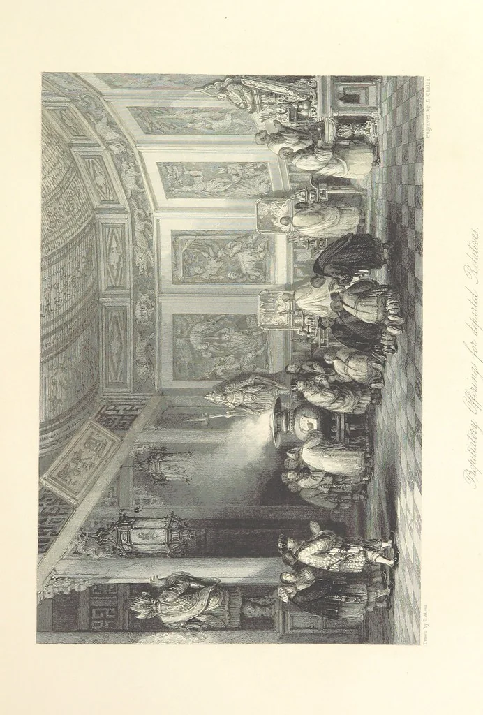 An illustration from China: in a series of views, displaying the scenery, architecture and social habits of that ancient empire. Drawn ... by T. Allom. With historical and descriptive notices by the Rev. G. N. Wright, 1858, leaf 59