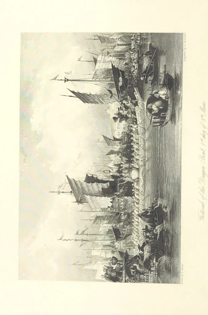 An illustration from China: in a series of views, displaying the scenery, architecture and social habits of that ancient empire. Drawn ... by T. Allom. With historical and descriptive notices by the Rev. G. N. Wright, 1858, leaf 66