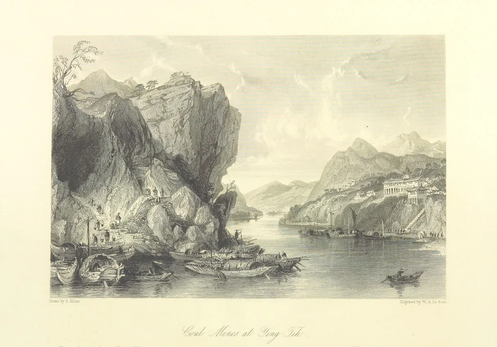 An illustration from China: in a series of views, displaying the scenery, architecture and social habits of that ancient empire. Drawn ... by T. Allom. With historical and descriptive notices by the Rev. G. N. Wright, 1858, leaf 96