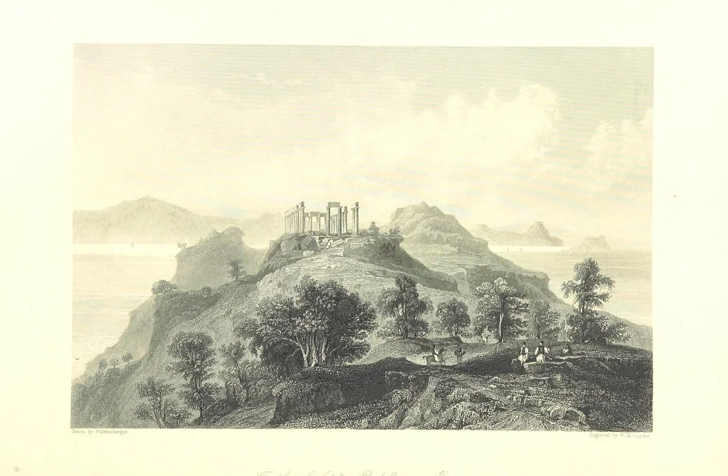 An illustration from Belgium, the Rhine, Italy, Greece, and the Shores and Islands of the Mediterranean, illustrated in a series of engravings from drawings on the spot, by T. Allom, Esq., Colonel Cockburn ... With historical, classical and picturesque descriptions by the Rev. G. N. Wright and L. F. A. Buckingham, 1851, leaf 108