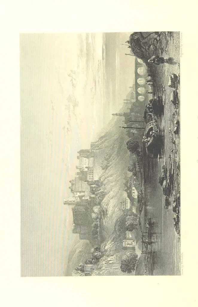 An illustration from Belgium, the Rhine, Italy, Greece, and the Shores and Islands of the Mediterranean, illustrated in a series of engravings from drawings on the spot, by T. Allom, Esq., Colonel Cockburn ... With historical, classical and picturesque descriptions by the Rev. G. N. Wright and L. F. A. Buckingham, 1851, leaf 120