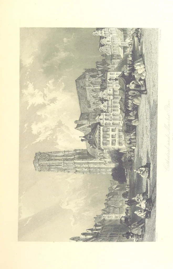 An illustration from Belgium, the Rhine, Italy, Greece, and the Shores and Islands of the Mediterranean, illustrated in a series of engravings from drawings on the spot, by T. Allom, Esq., Colonel Cockburn ... With historical, classical and picturesque descriptions by the Rev. G. N. Wright and L. F. A. Buckingham, 1851, leaf 141