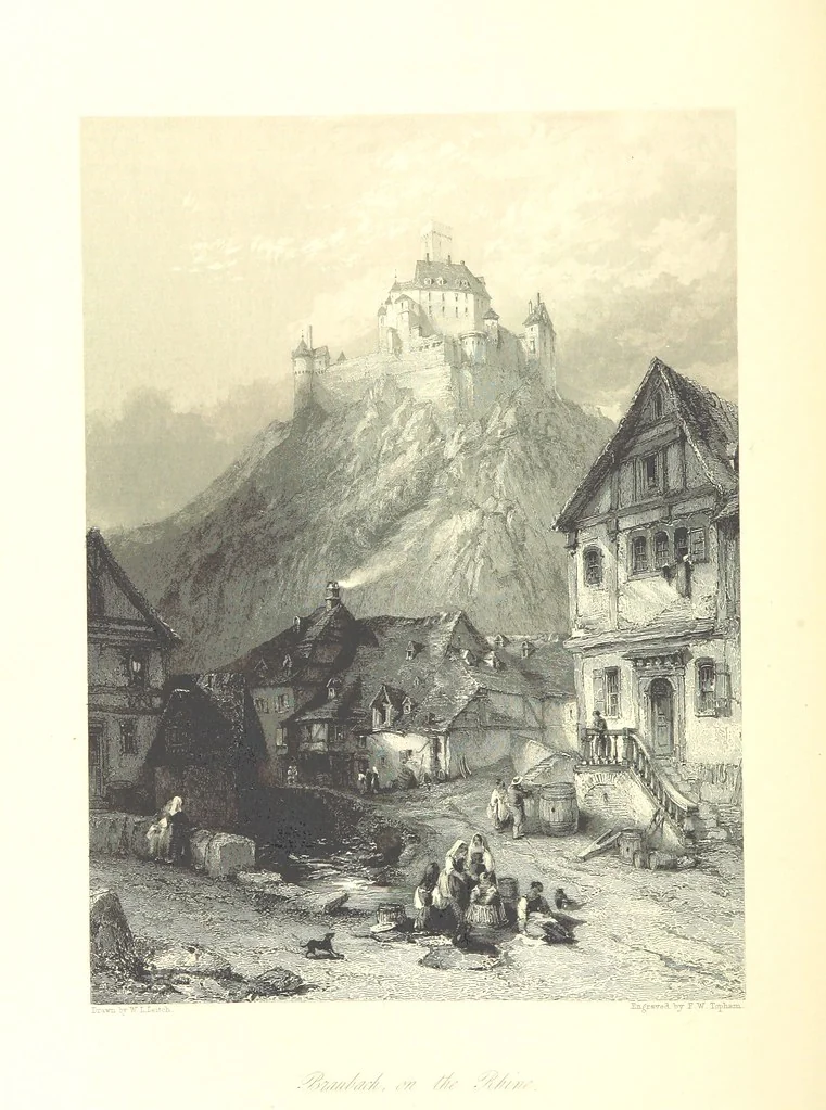 An illustration from Belgium, the Rhine, Italy, Greece, and the Shores and Islands of the Mediterranean, illustrated in a series of engravings from drawings on the spot, by T. Allom, Esq., Colonel Cockburn ... With historical, classical and picturesque descriptions by the Rev. G. N. Wright and L. F. A. Buckingham, 1851, leaf 166