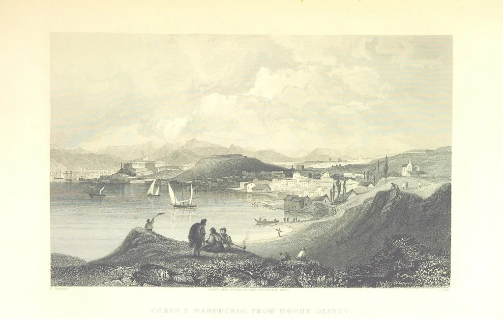 An illustration from Belgium, the Rhine, Italy, Greece, and the Shores and Islands of the Mediterranean, illustrated in a series of engravings from drawings on the spot, by T. Allom, Esq., Colonel Cockburn ... With historical, classical and picturesque descriptions by the Rev. G. N. Wright and L. F. A. Buckingham, 1851, leaf 173