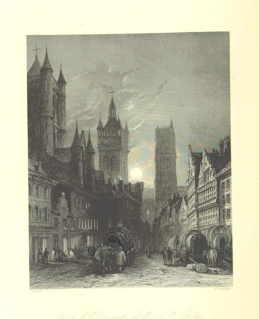 An illustration from Belgium, the Rhine, Italy, Greece, and the Shores and Islands of the Mediterranean, illustrated in a series of engravings from drawings on the spot, by T. Allom, Esq., Colonel Cockburn ... With historical, classical and picturesque descriptions by the Rev. G. N. Wright and L. F. A. Buckingham, 1851, leaf 200