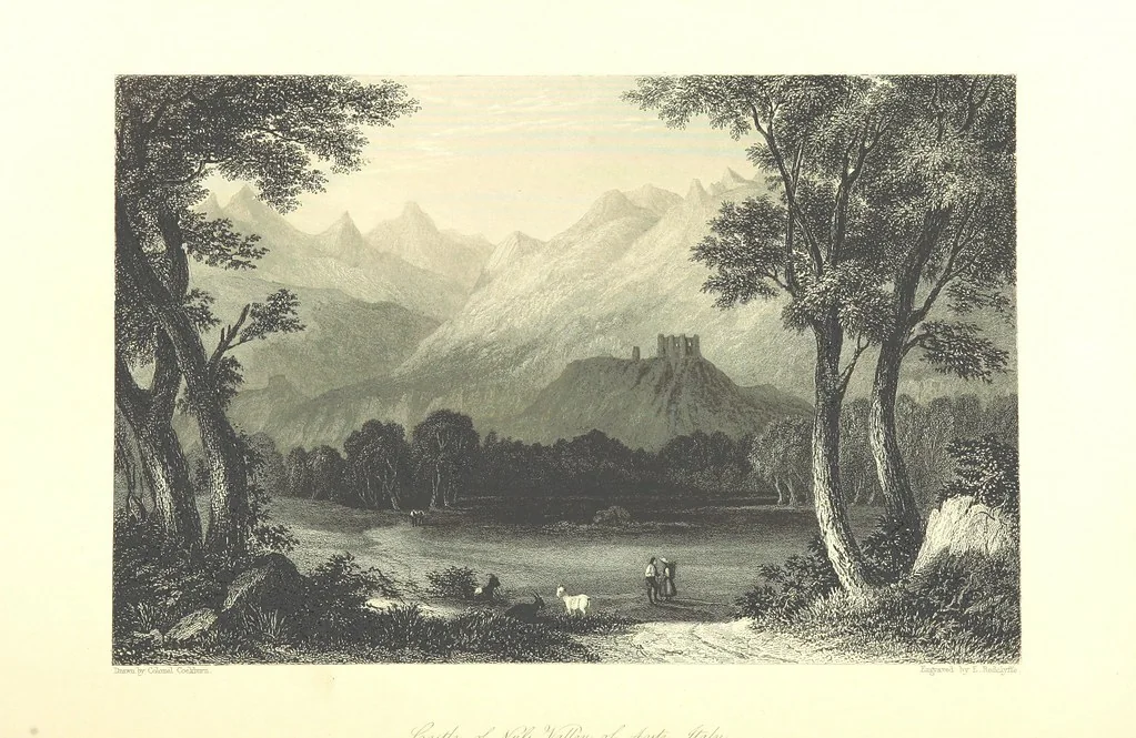 An illustration from Belgium, the Rhine, Italy, Greece, and the Shores and Islands of the Mediterranean, illustrated in a series of engravings from drawings on the spot, by T. Allom, Esq., Colonel Cockburn ... With historical, classical and picturesque descriptions by the Rev. G. N. Wright and L. F. A. Buckingham, 1851, leaf 208