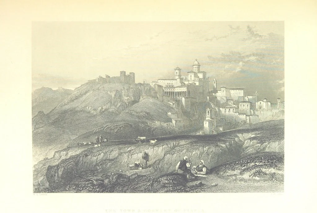 An illustration from Belgium, the Rhine, Italy, Greece, and the Shores and Islands of the Mediterranean, illustrated in a series of engravings from drawings on the spot, by T. Allom, Esq., Colonel Cockburn ... With historical, classical and picturesque descriptions by the Rev. G. N. Wright and L. F. A. Buckingham, 1851, leaf 231