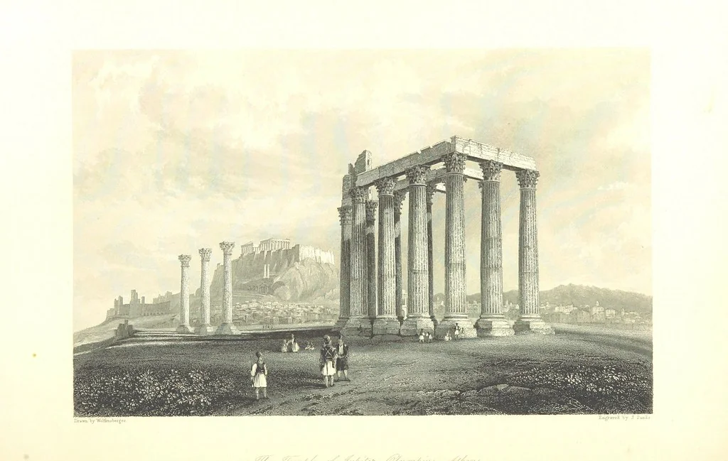 An illustration from Belgium, the Rhine, Italy, Greece, and the Shores and Islands of the Mediterranean, illustrated in a series of engravings from drawings on the spot, by T. Allom, Esq., Colonel Cockburn ... With historical, classical and picturesque descriptions by the Rev. G. N. Wright and L. F. A. Buckingham, 1851, leaf 248
