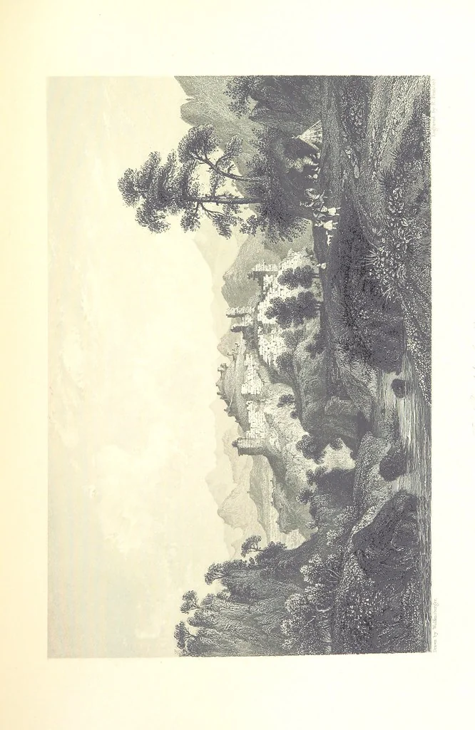 An illustration from Belgium, the Rhine, Italy, Greece, and the Shores and Islands of the Mediterranean, illustrated in a series of engravings from drawings on the spot, by T. Allom, Esq., Colonel Cockburn ... With historical, classical and picturesque descriptions by the Rev. G. N. Wright and L. F. A. Buckingham, 1851, leaf 271