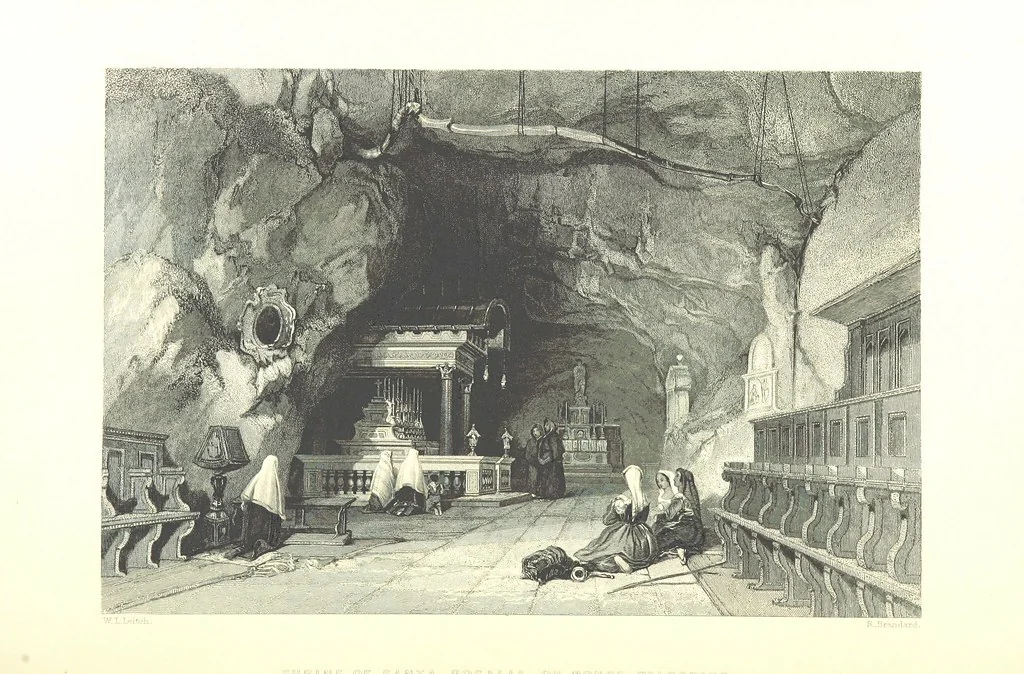 An illustration from Belgium, the Rhine, Italy, Greece, and the Shores and Islands of the Mediterranean, illustrated in a series of engravings from drawings on the spot, by T. Allom, Esq., Colonel Cockburn ... With historical, classical and picturesque descriptions by the Rev. G. N. Wright and L. F. A. Buckingham, 1851, leaf 282