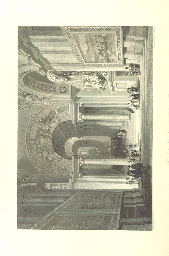 An illustration from Belgium, the Rhine, Italy, Greece, and the Shores and Islands of the Mediterranean, illustrated in a series of engravings from drawings on the spot, by T. Allom, Esq., Colonel Cockburn ... With historical, classical and picturesque descriptions by the Rev. G. N. Wright and L. F. A. Buckingham, 1851, leaf 328