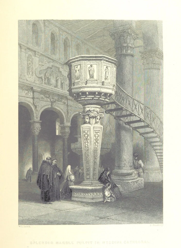 An illustration from Belgium, the Rhine, Italy, Greece, and the Shores and Islands of the Mediterranean, illustrated in a series of engravings from drawings on the spot, by T. Allom, Esq., Colonel Cockburn ... With historical, classical and picturesque descriptions by the Rev. G. N. Wright and L. F. A. Buckingham, 1851, leaf 331