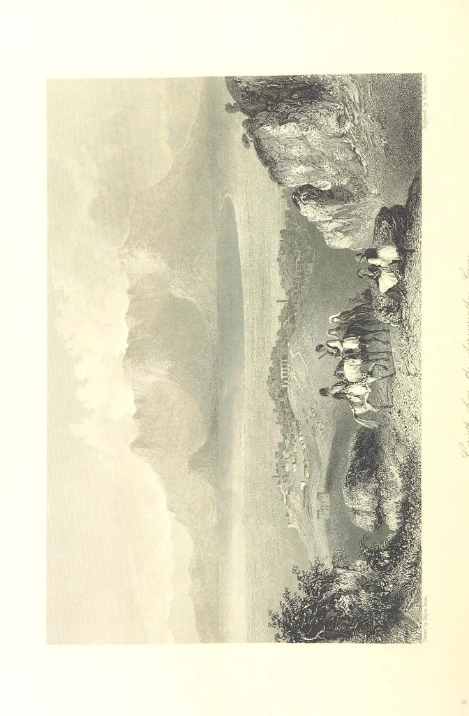 An illustration from Belgium, the Rhine, Italy, Greece, and the Shores and Islands of the Mediterranean, illustrated in a series of engravings from drawings on the spot, by T. Allom, Esq., Colonel Cockburn ... With historical, classical and picturesque descriptions by the Rev. G. N. Wright and L. F. A. Buckingham, 1851, leaf 338
