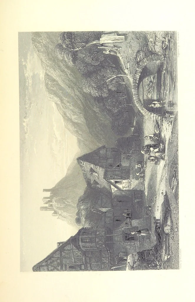 An illustration from Belgium, the Rhine, Italy, Greece, and the Shores and Islands of the Mediterranean, illustrated in a series of engravings from drawings on the spot, by T. Allom, Esq., Colonel Cockburn ... With historical, classical and picturesque descriptions by the Rev. G. N. Wright and L. F. A. Buckingham, 1851, leaf 411
